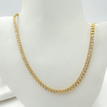 Load image into Gallery viewer, 14K Solid Gold Diamond Drop Necklace. NFS71108