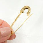 Load image into Gallery viewer, Sterling Silver Safety Pin Pendants