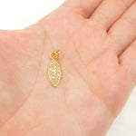 Load image into Gallery viewer, DC299. Diamond Sterling Silver Marquise Shape Charm