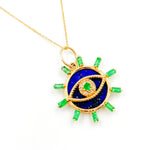 Load image into Gallery viewer, Buy Now Gold Evil Eye Pendant
