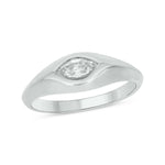 Load image into Gallery viewer, 14k Solid Gold Diamond Statement Ring.