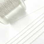 Load image into Gallery viewer, V199SS. Sterling Silver Smooth Oval Link Chain