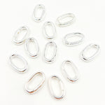 Load image into Gallery viewer, Buy White Sterling Silver Oval Clasp