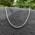 Load image into Gallery viewer, NFP71363. 14K Solid Gold Diamond Tennis Necklace