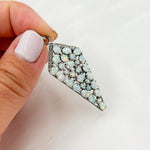 Load image into Gallery viewer, DSP061. Diamond Sterling Silver Diamond Shape Pendant with Gemstone