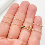 Load image into Gallery viewer, Shop Now 14K Solid Gold Satellite Yellow and White Gold Chain