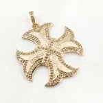 Load image into Gallery viewer, Diamond Sterling Silver Cross Pendant
