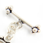 Load image into Gallery viewer, White Sterling Silver Toggle Clasps