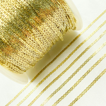 Load image into Gallery viewer, Z13GP. Gold Plated 925 Sterling Silver Flat Marina Chain