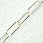 Load image into Gallery viewer, Sterling Silver Paperclip Chain