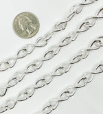 Load image into Gallery viewer, Sterling Silver Hollow Infinity Link Chain