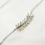 Load image into Gallery viewer, NT401709. 14K Solid Gold Diamond Leaf Shape Necklace