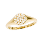 Load image into Gallery viewer, 14K Solid Gold Diamond Ring. RFE18435