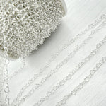 Load image into Gallery viewer, Sterling Silver Heart Link Chain