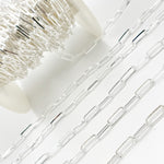 Load image into Gallery viewer, Shop Now Silver Diamond Cut Paperclip Chain
