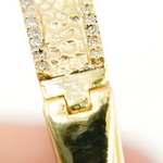 Load image into Gallery viewer, KG96. 14K Solid Gold Diamonds Bangle