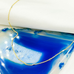 Load image into Gallery viewer, 14k Solid Gold Tube Satellite Two Tone Chain