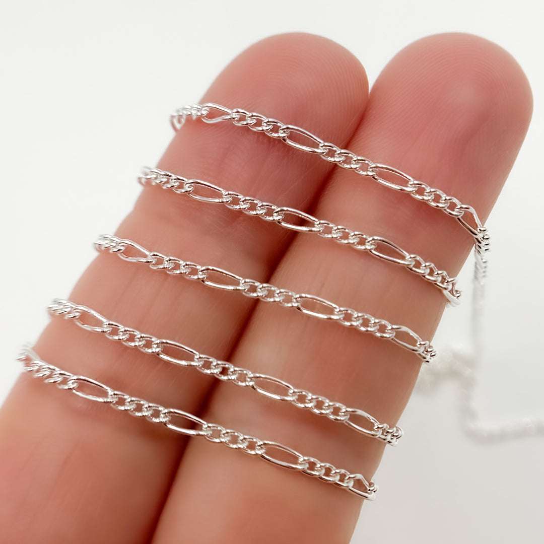Buy Now Silver Figaro Chain