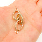 Load image into Gallery viewer, Sterling Silver Marquise Link Connector Pendant