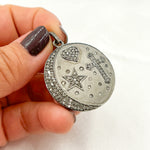 Load image into Gallery viewer, DP404. Diamond Sterling Silver Round Star, Heart & Cross Pendant