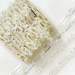 Load image into Gallery viewer, Buy 925 Sterling Silver Flat Paperclip Chain.