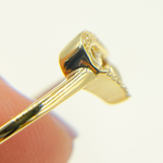 Load image into Gallery viewer, 14K Solid Gold Heart Diamond Ring.