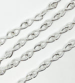 Load image into Gallery viewer, Sterling Silver Hollow Infinity Link Chains