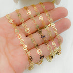Load image into Gallery viewer, Gold Plated 925 Sterling Silver Flat Oval Design Link Chain