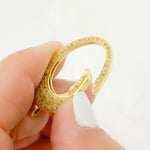 Load image into Gallery viewer, DC696. Diamond Sterling Silver Oval Lobster Clasp