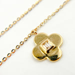 Load image into Gallery viewer, Buy 14K Solid Gold Diamond and Emerald Mix Shapes Fancy Necklace