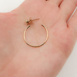Load image into Gallery viewer, Buy Gold Diamond Hoop Earrings