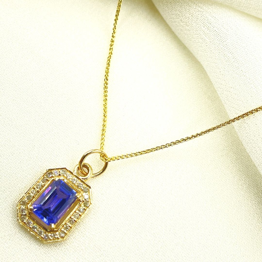 14K Solid Yellow Gold Wheat Chain