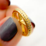 Load image into Gallery viewer, DC738. Diamond & Sterling Silver Spacer Bead