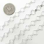 Load image into Gallery viewer, Silver Clover Link Chain