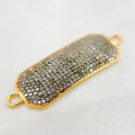 Load image into Gallery viewer, DC959. Diamond Sterling Silver Octagon Connector