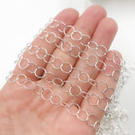 Load image into Gallery viewer, 886SS. Sterling Silver Smooth Round Link Chain