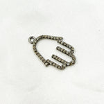 Load image into Gallery viewer, DC521. Diamond & Sterling Silver Hamsa Pendant