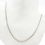 Load image into Gallery viewer, 050FRDTL426WG. 14K White Solid Gold Franco Link Chain