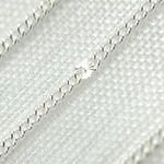 Load image into Gallery viewer, 69S1SS. Sterling Silver Satellite Curb & Diamond Cut Marina Link Chain