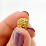 Load image into Gallery viewer, DC831. Diamond & Sterling Silver Round Bead