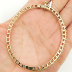 Load image into Gallery viewer, KG100. 14K Solid Gold Bangle with Diamonds