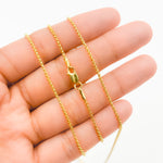 Load image into Gallery viewer, 030KV0934000. 14k Solid Yellow Gold Venetian Box Link Chain