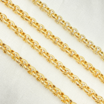 Load image into Gallery viewer, Plated 925 Sterling Silver Textured Round Link Chains