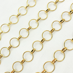 Load image into Gallery viewer, Gold Plated 925 Sterling Silver Round Links Chains