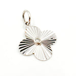 Load image into Gallery viewer, KG294WG. 14k Solid Gold Diamonds Clover Charm