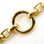 Load image into Gallery viewer, 000HVW8604030. 14K Solid Gold Hollow 1 Long and 5 Short Fancy Necklace