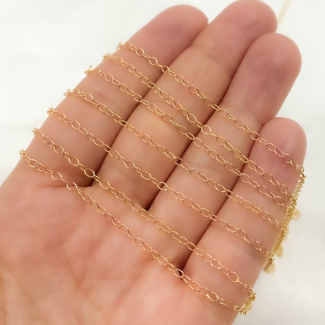 14K Gold Filled Cable Chains