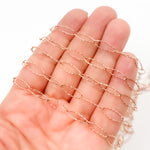 Load image into Gallery viewer, Rose Gold Plated Silver Oval Chain