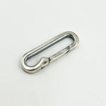 Load image into Gallery viewer, 20MM Oxidized Sterling Silver Oval Clasp