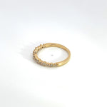 Load image into Gallery viewer, 14k Solid Yellow Gold Diamond Ring.